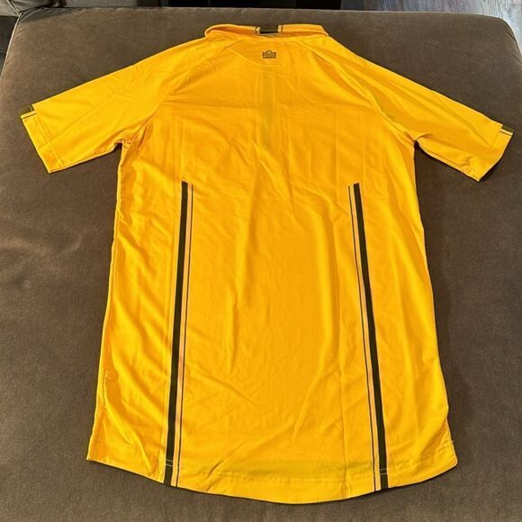 Admiral Mens Gold Authentic Referee Jersey Short Sleeve Front 1/2 Zip Size XXL - Picture 9 of 14